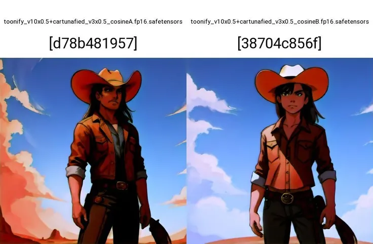 cowboy against sun