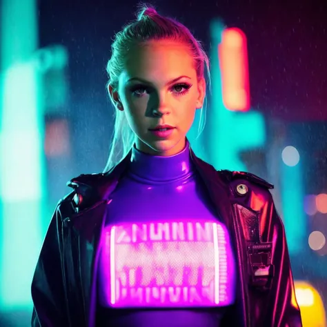 portrait of emb-jordyn happy woman as a cyberpunk detective, rainy cyberpunk city at night, neon signs,smiling,small breasts
(highly detailed:1.2),(best quality:1.2),(8k:1.2),sharp focus,subsurface scattering,award-winning photograph,(professional portrait photography:1.2),RAW photography
(very detailed background:1.2), dramatic lighting, by artgerm annie leibovitz wlop herb ritts jeffrey simpson greg rutkowski antonio j. manzanedo