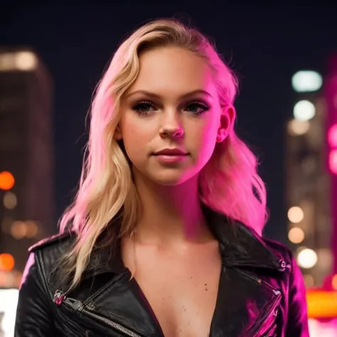 portrait of emb-jordyn happy woman as a cyberpunk detective, rainy cyberpunk city at night, neon signs,smiling,small breasts
(highly detailed:1.2),(best quality:1.2),(8k:1.2),sharp focus,subsurface scattering,award-winning photograph,(professional portrait photography:1.2),RAW photography
(very detailed background:1.2), dramatic lighting, by artgerm annie leibovitz wlop herb ritts jeffrey simpson greg rutkowski antonio j. manzanedo