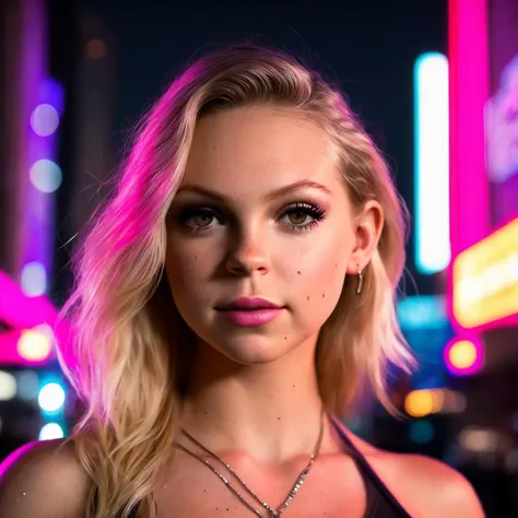 portrait of emb-jordyn happy woman as a cyberpunk detective, rainy cyberpunk city at night, neon signs,smiling,small breasts
(highly detailed:1.2),(best quality:1.2),(8k:1.2),sharp focus,subsurface scattering,award-winning photograph,(professional portrait photography:1.2),RAW photography
(very detailed background:1.2), dramatic lighting, by artgerm annie leibovitz wlop herb ritts jeffrey simpson greg rutkowski antonio j. manzanedo