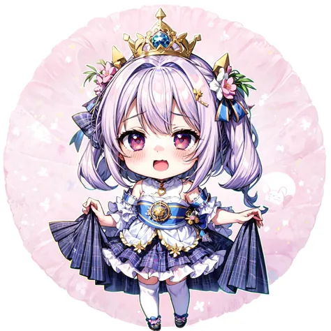 1girl, kawaii, cute, (NSFW:-1), (chibi:1.3), sakura fanfare, made