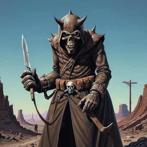 (futuristic poster) Medieval art necronomicon monster