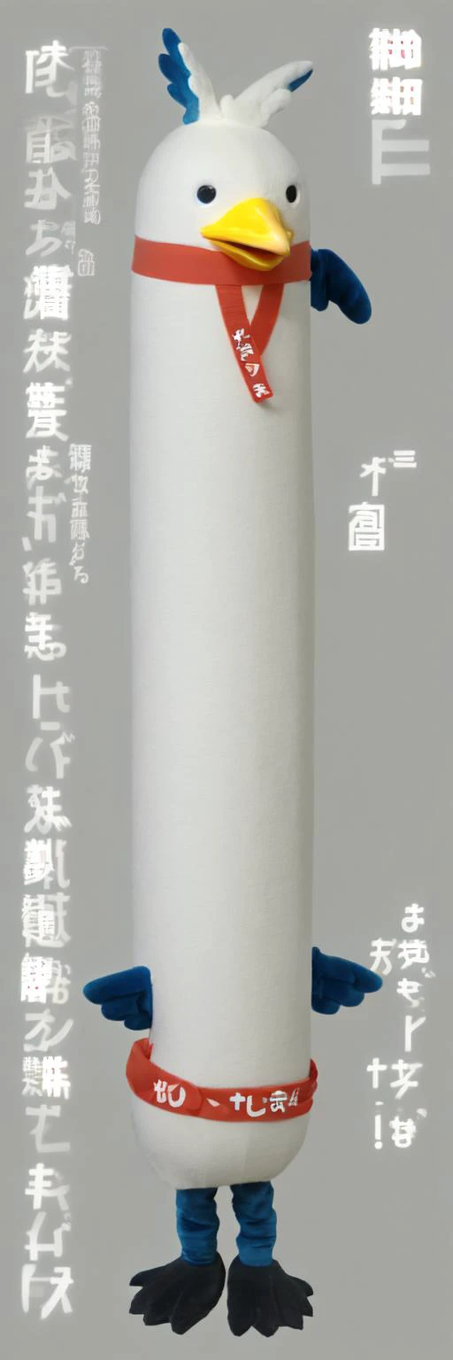 IncrsLcmSolo,<lora:LongcatMemeSolo:0.8>,yuruchara,<lora:yuruchara-r2-000011:1.3>,simple background,bird,