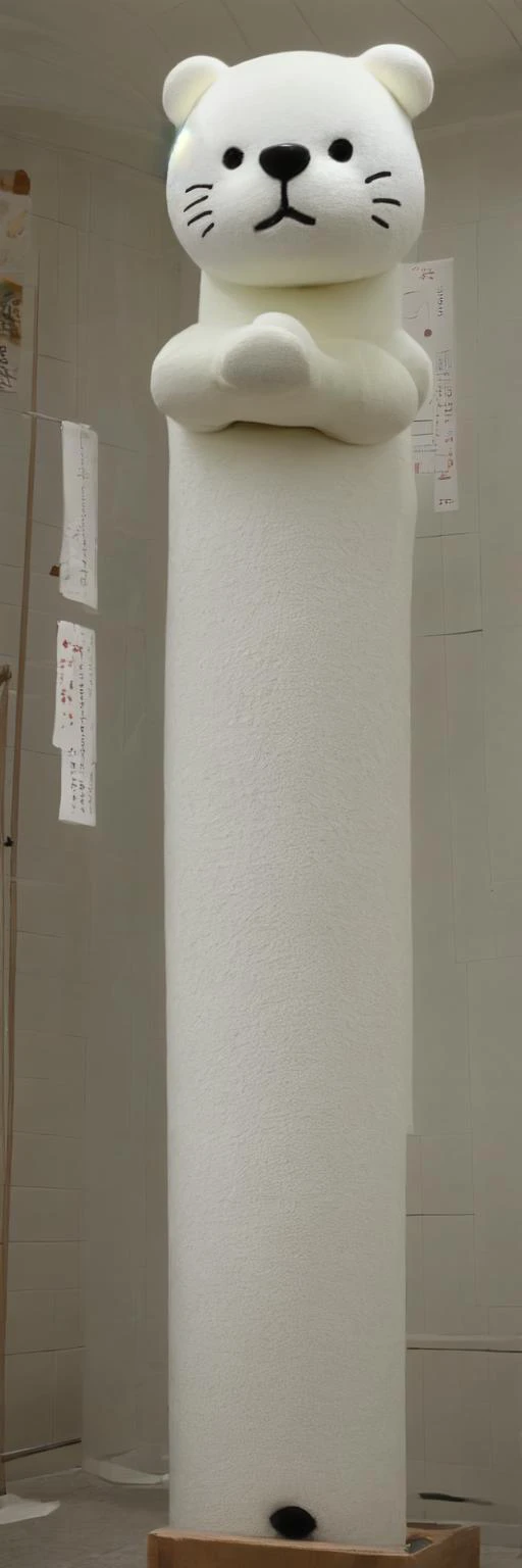 IncrsLcmSolo,<lora:LongcatMemeSolo:0.8>,yuruchara,<lora:yuruchara-r2-000011:1.3>,simple background,bear,