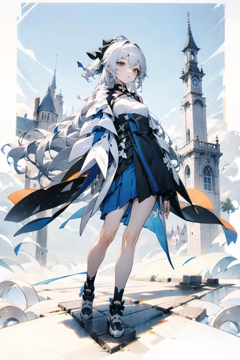 (masterpiece), white hair, long hair, gray eyes, town background, <lora:gachaSplashLORA_v40:1>, [(white background:1.5), ::5], (long shot), full body,  isometric, bronya, adult,<lora:bronya-silverwing_lion_optimizer_dim64_loraModel_1e-1noise_token2_5-3-2023:1.0>