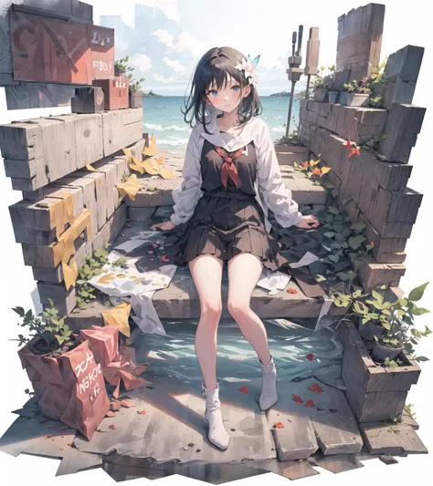 [(white background:1.5)::5], (bottle bottom:0.9), 1 girl, mid shot, full body, <lora:gachaSplashLORA_gachaSplash31:0.6>,<lora:Colorwater_v4:0.4>,
butterflies, floating petal, stone fragment, beautiful detailed water, cloud, sun, dusk, sunset, beautiful detailed cloud,ocean, sea waves, water splashes