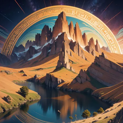 wallpaper, background, scenic landscape, tessellated, topographic style, psychedelic, highly detailed, sharp focus, fractal, <lora:lihui4JXK-b2-bf16-128-128-1-re1-ep3-768-DA-5015fix:1>