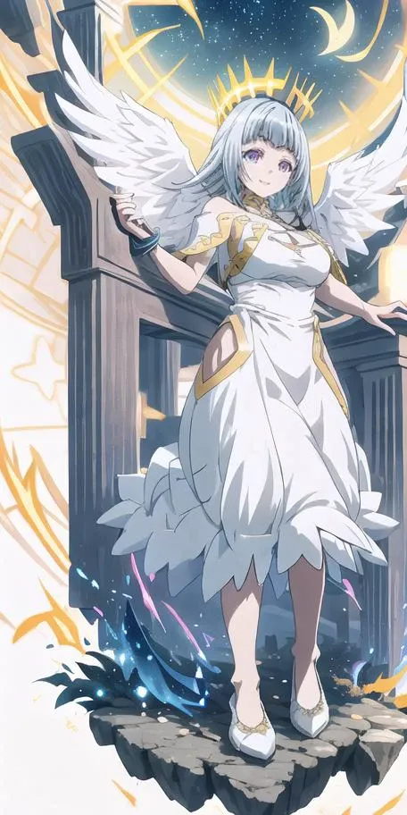 [(white background:1.5),::5] ,hexagon,altsiav4,paralize time,halo,wings,one girl,full body,happy,detailed night with moon background,with magic particles of time,on a floating rock,solo <lora:lihui4JXK-b2-bf16-128-128-1-re1-ep3-768-DA-5015fix:1> <lora:Ultimatia:1.0>