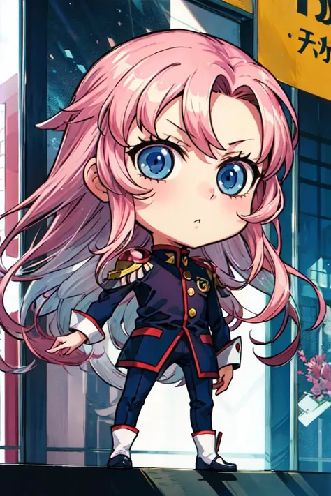 masterpiece, best quality, 1girl, tenjou utena, fully body, chibi, <lora:CHAR-Revolutionary Girl Utena-tenjou utena-V1-000003:0.6>, <lyco:Style-fgoaprilfool(fully body, chibi):0.5>