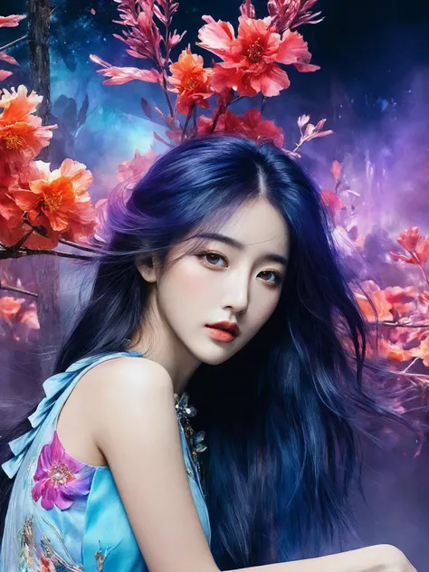 <(Digital watercolor Illustration of a (oriental beauty), by JB, Waterhouse, Carne Griffiths, Minjae Lee, Ana Paula Hoppe, Stylized watercolor art, Intricate, Complex contrast, HDR, Sharp, soft Cinematic Volumetric lighting, flowery pastel colours, wide long shot, perfect masterpiece:):1.0, (upper thighs shot:1.3),
<(detailed matte painting, deep color, fantastical, intricate detail, splash screen, complementary colors, fantasy concept art, 8k resolution trending on Artstation Unreal Engine 5):0.9,