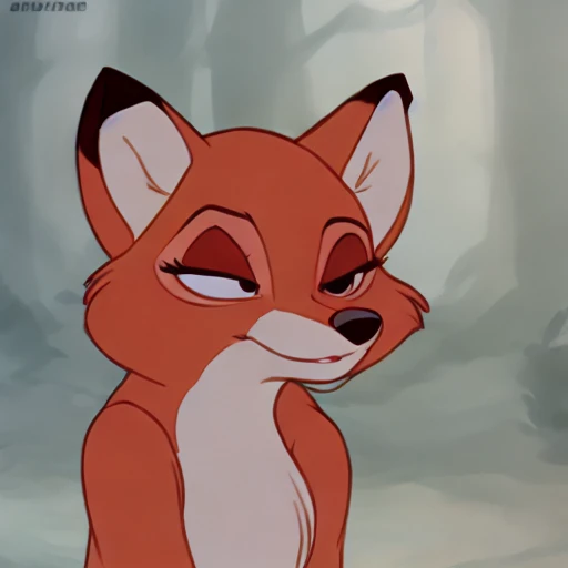 drawing of a <lora:vixey:0.8> fox natural lighting