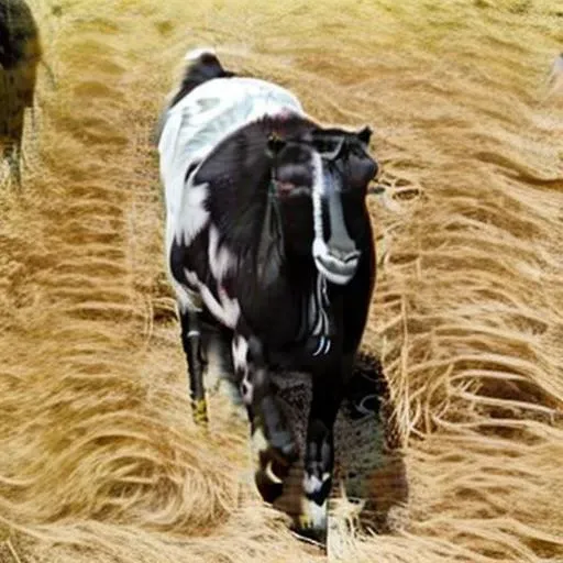 animal focus, standing, goat, solo, grass