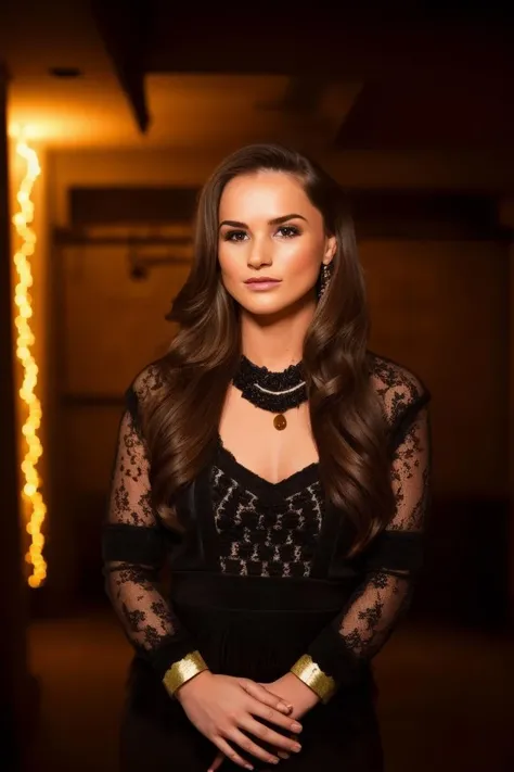 beautiful woman wearing in a dark basement, bad flash <lora:NightphotoV1-0:0.4>, intricate details, funny <lora:toriblack:1>