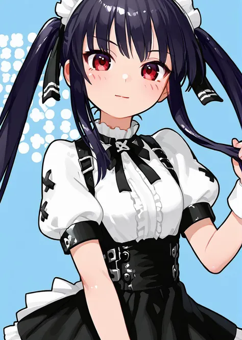 score 9, score 8 up, score 7 up, rating safe,
detailed background,
1girl,
<lora:kooh.pony:1>,
kooh, maid,
shiny skin,