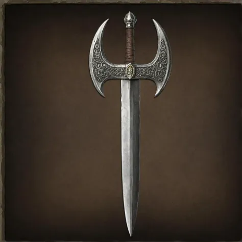 item,medival,<lora:DonM1uth3rXL:0.4>,middle ages,<lora:Medieval_Memories:0.7>,((solid background)),claw_(weapon),
