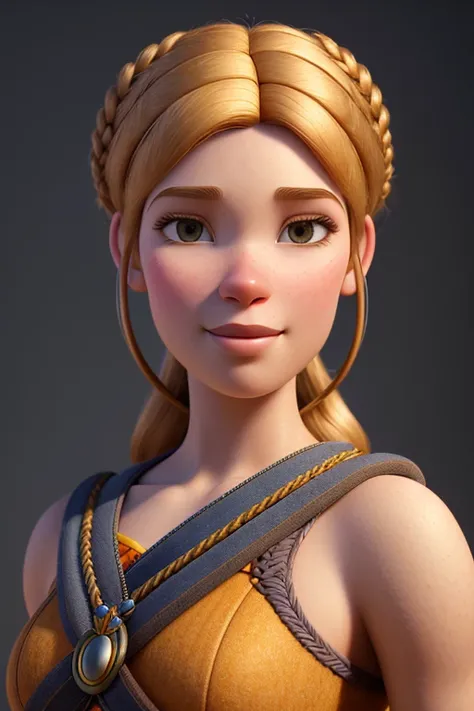 (pixarstyle:1.25) a waist-length portrait of a Athena, blond, 1girl, natural skin texture, 4k textures, hdr, intricate, highly detailed, sharp focus, cinematic look, hyperdetailed <lora:pixarStyleModel_lora128:1>
