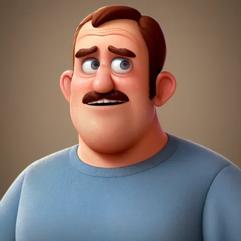 <lora:pixarStyleLora_lora128:1>, (pixarstyle:1.25), (medium shot:1.1), tired middle-aged man