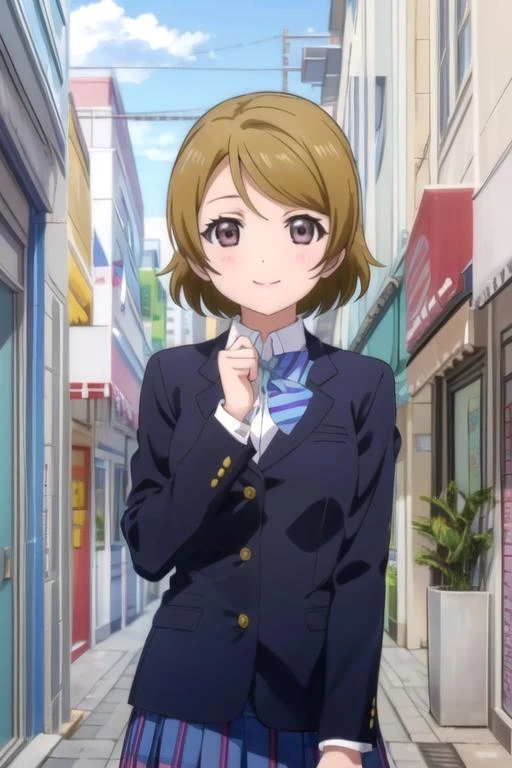 (((pixel-perfect, detail-perfect))), solo, 1girl, <lora:hanayo-lovelive-01:0.8>, hanayo koizumi, school uniform, looking at viewer, smile
