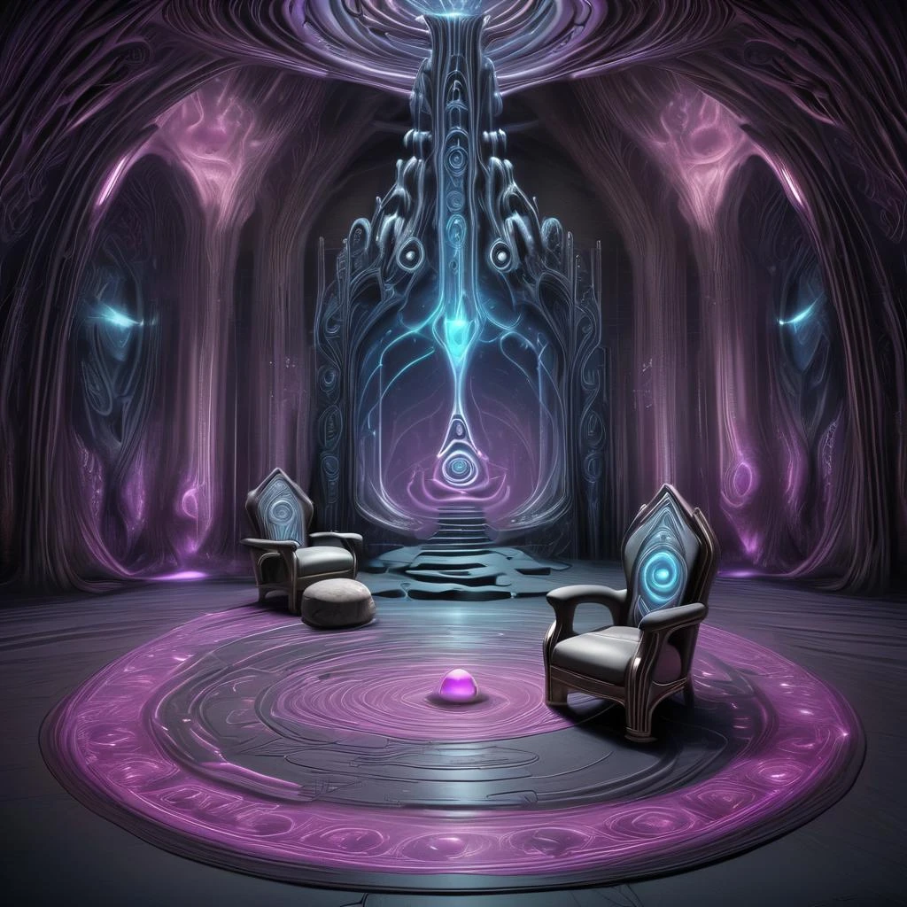DonMF43XL Mystical Labyrinth of Illusions, Mattress,Pendant Light,Toothbrush and Toothpaste,Chairs, Rubber Flooring and Weft Interlock tapestry and Andesite stone, Incandescent Bulbs, Cove Lighting, fantasy , tech, scifi, futuristic, fairytale, <lora:DonMF43XL:1>