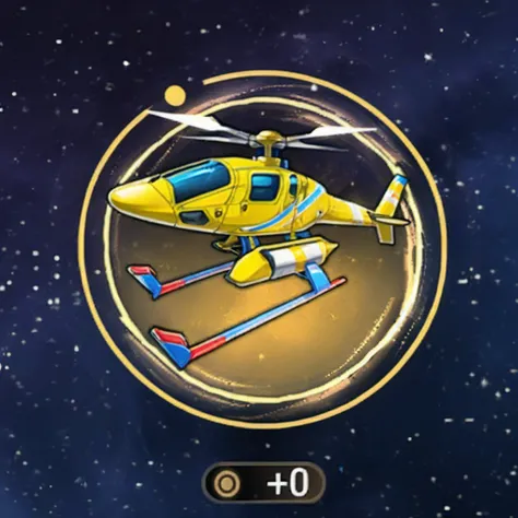star rail icon, military helicopter, <lora:starrailicon:0.8>