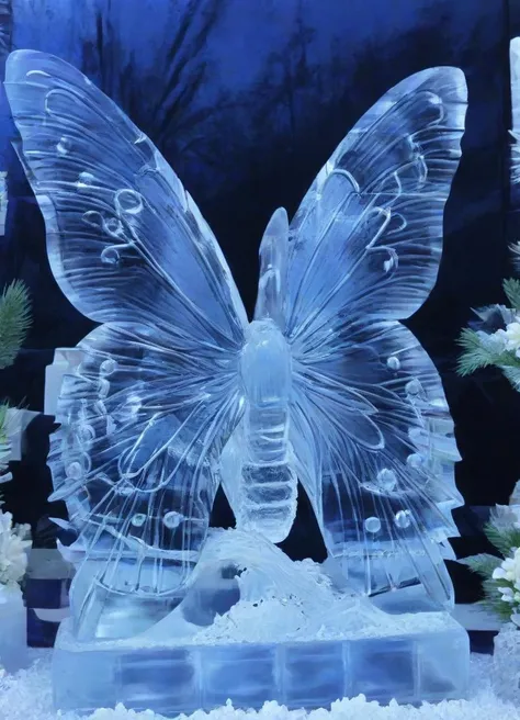<lora:PE_IceSculpture:1> PEIceSculpture, ice sculpture,
beautiful butterfly
masterpiece, high resolution, octance 4k, high detail,
