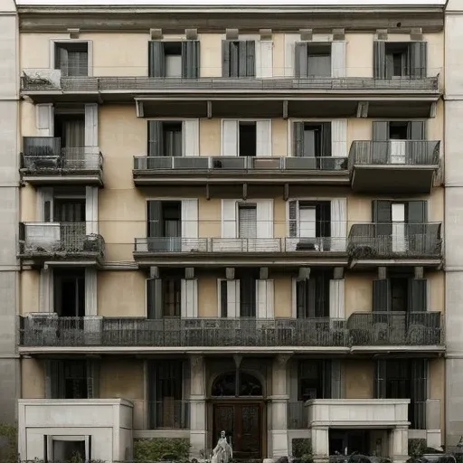 <lora:buildingface:1>,Ultra hd! editorial, rick owens model, iso 600, surrealistic, 8k, full frame, landscape, modern architecture