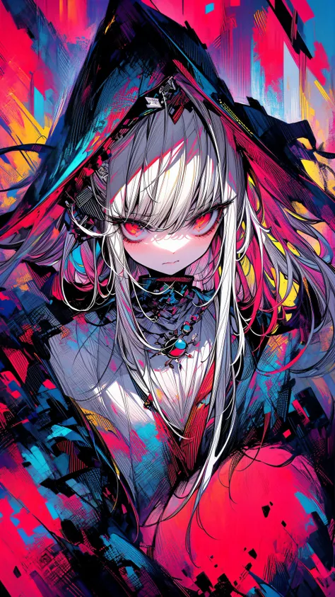 (dramatic, gritty, intense:1.4),masterpiece, best quality, 32k uhd, insane details, intricate details, hyperdetailed, hyper quality, high detail, ultra detailed, Masterpiece,yssk's new concept, in the style of decadent illustrations, black and red, appropriation artist, meiji art, valentine hugo, loish, amanda sage, <lora:aki:1>, <lora:add_detail:1>
