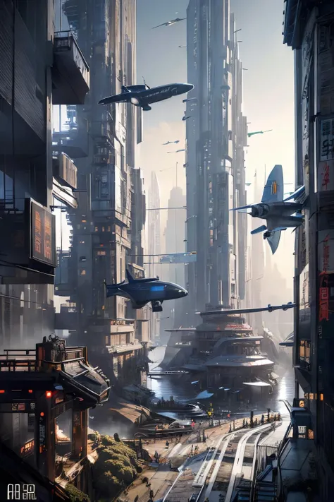 (Realistic:1.5) EdobSyFyCityLandscape, railing, hood, artist name, landscape, walking, blurry, realistic, ruins, chinese text, airplane, <lora:EdobSyFyCityLandscape_v1.0:0.8>