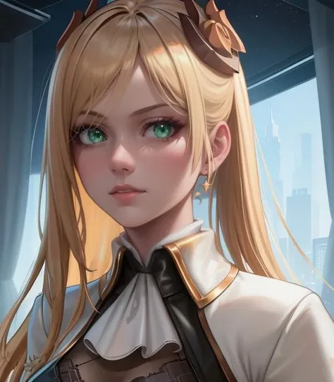Cowboy shot, Commander \(Nier Automata\), Green eyes, White dress,
Space Headquarters Room,
HDR, (highly detailed face and eyes:1.2), Masterpiece, Best quality, intricate, highly detailed, 8k, Trending on artstation,
<lora:Gabachek_Commander_Nier-01:0.7>