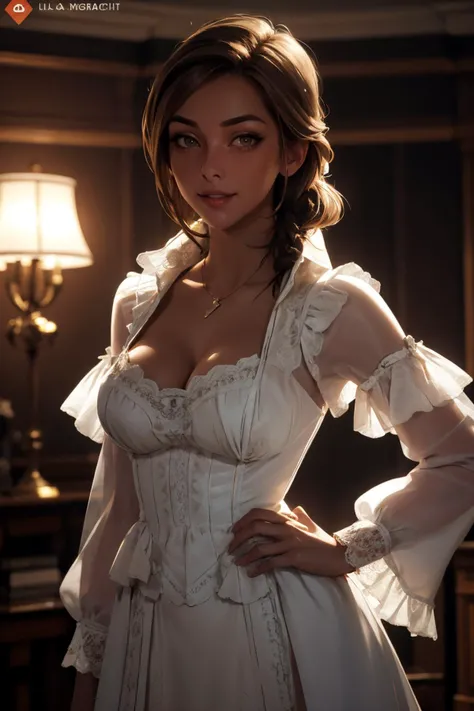 emb-melissatheuriau-v10-joysthokkins, an image  of a woman in a dress with a necklace on her neck and a necklace on her neck, victorian,  intricate, masterpiece, best quality, highres, 4k, hdr, closed mouth, light smile, 
masterpiece, best quality,     <lora:backlight_slider_v10:-1.5>,  <lora:contrast_slider_v10:2>