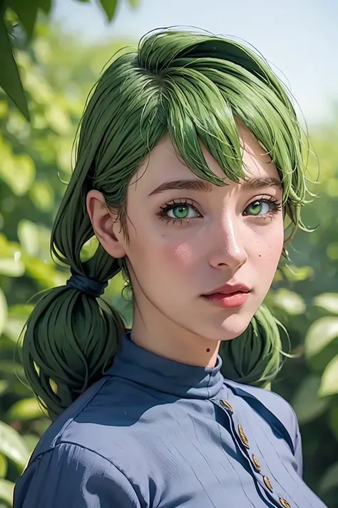 (masterpiece, best quality), 1girl, beautiful face, <lora:caroline:1> caroline, green hair, twintails, green eyes,