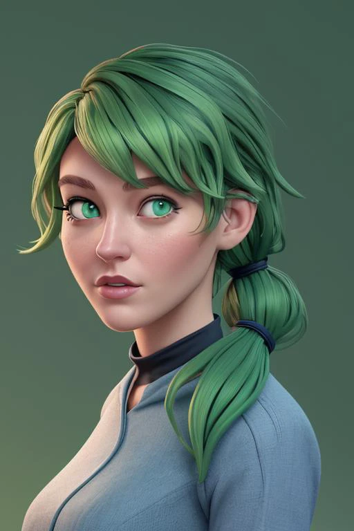 <lora:caroline-10:0.8> caroline, green hair, twintails, green eyes,