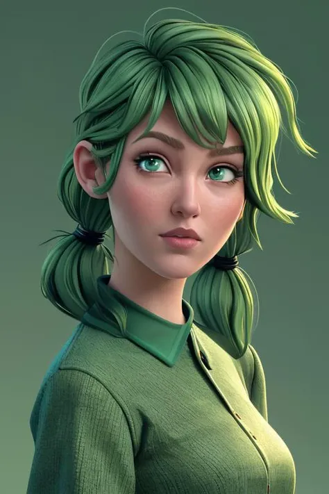 <lora:caroline-10:0.8> caroline, green hair, twintails, green eyes,