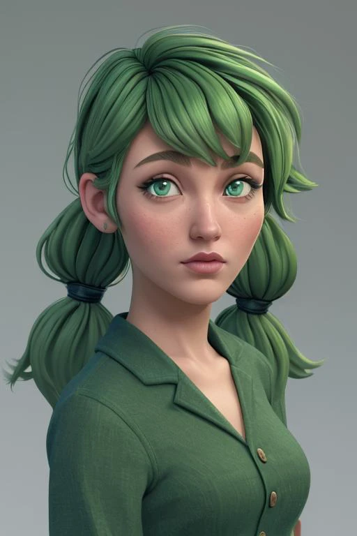 <lora:caroline-10:0.8> caroline, green hair, twintails, green eyes,