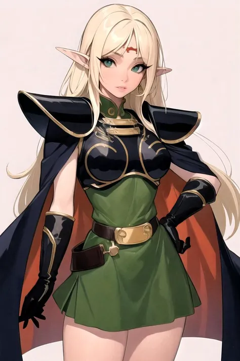 masterpiece, best quality, high quality, highres,looking at viewer,  
ARTSTYLE_VintagePinup_jazy_ownwaifu, www.ownwaifu.com, 
1girl, solo,simple background, pose, 
<lora:ARTSTYLE_VintagePinup_jazy_ownwaifu-15:0.7> 
ANI_CLASSIC_deedlit_ownwaifu, www.ownwaifu.com, 
pointy ears, blonde hair, long hair, elf, circlet, green eyes, long pointy ears, very long hair, breasts, medium breasts, earrings, lips, makeup, bangs, 
cape, armor, blue cape, shoulder armor, pauldrons, gloves, breastplate, belt, green dress, short dress, 
<lora:ANI_CLASSIC_deedlit_ownwaifu-15:0.6>