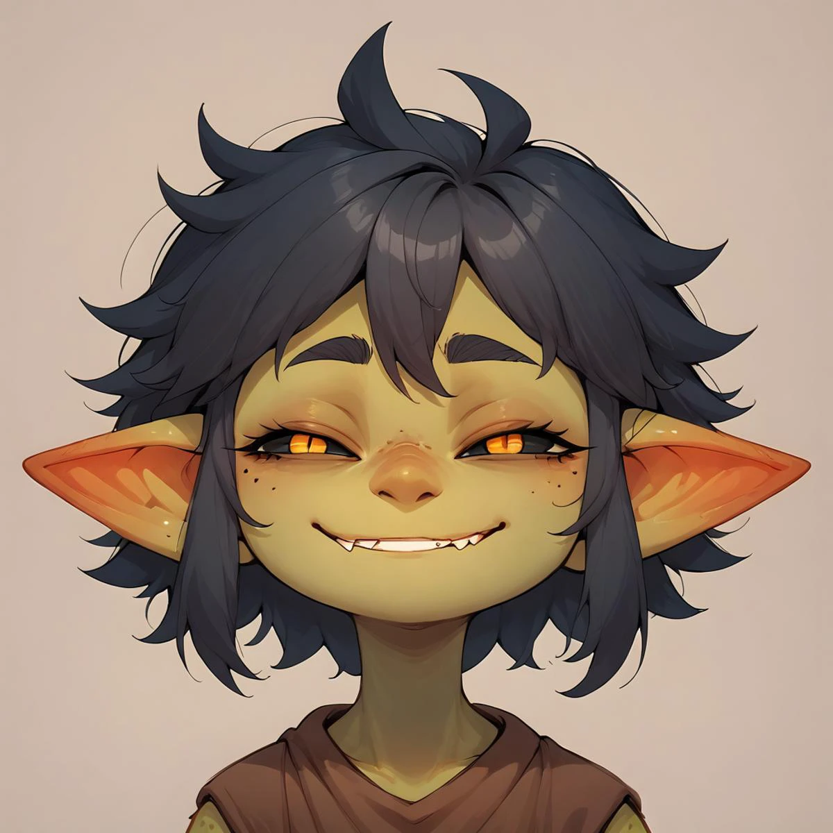 score_9, score_8_up, score_7_up, score_6_up, score_5_up, Gaby, IncrsAnyasHehFaceMeme, upper body <lora:Gaby_the_goblin_0.4:0.8> <lora:AnyasHehFaceMeme_XLPD:1>