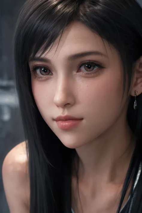 (best quality,masterpiece, HDR,UHD,8K,Vivid Colors, extreme detail description, Professional:1.1),
(pale skin, perfect skin, red iris, thin lips, thin mouth, long hair: 1.1),
1girl, 
looking at viewer, 
 <lora:tifa_arSphre.mk2:0.5> tifa,
sit, full body, hand between legs,naughty face,