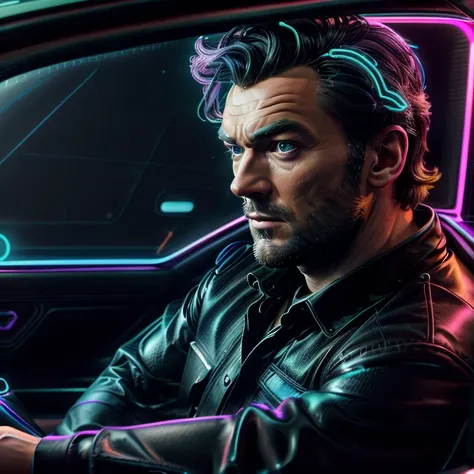 (best quality, masterpiece:1.2), strong shadows, <lora:add_detail:0.75>, <lora:sharpen-soften:0.25>, <lora:realistic:0.35> realistic establishing shot of PhilipCipher driving a cool widebody sports car convertible with subtle internal neon lights, a lead actor with a goatee, BREAK
visible through windshield, car exterior visible, ( <lora:RetrowaveTech:0.9> retrowavetech darkwave theme:1.1)
<lora:epi_noiseoffset2:0.8>, ambient occlusion, multi-layer skin shading, facial muscle simulation, iris and pupil rendering, advanced color grading <lyco:hd_helper_v1:0.6>