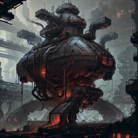 <lora:CNCNODAIv2:.9> CNCNODAI factory , detailed, intricate