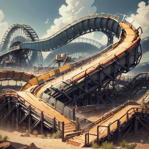 <lora:CnCGDIAIv2:.9> CnCGDIAI rollercoaster, ultra detailed, Hyperrealistic, sharp focus, octane render