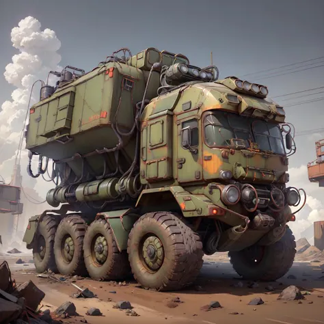 <lora:CnCGDIAIv2:.9> CNCGDIAI truck , detailed, intricate
