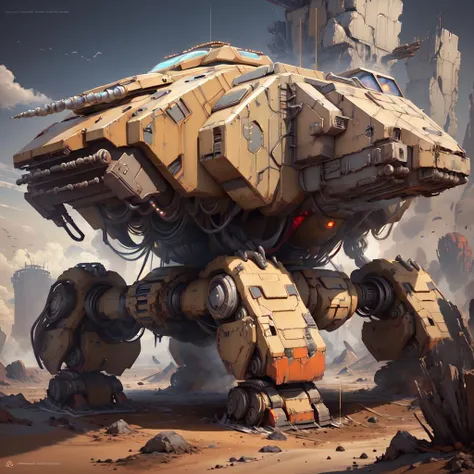 <lora:CnCGDIAIv2:.9> CNCGDIAI battle mech , detailed, intricate