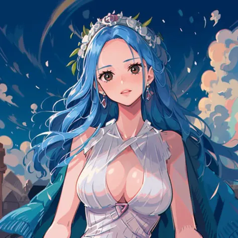 ((mature female, masterpiece, mistress, goddess)),((masterpiece: 1.2)),ultra-detailed, ultra high res, high quality, 4K, solo, 1girl,extreamly delicate and beautiful,illustration,masterpiece,(illustration),(highres),blue hair