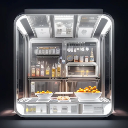 centered (futuristic food truck :1.2) knollingcase, display case, (labelled:1.2), overlays, oled display, (annotations:1.2), technical, knolling, (diagram:1.2), dramatic lighting, glow, octane, micro detail, dof, reflections, refractions