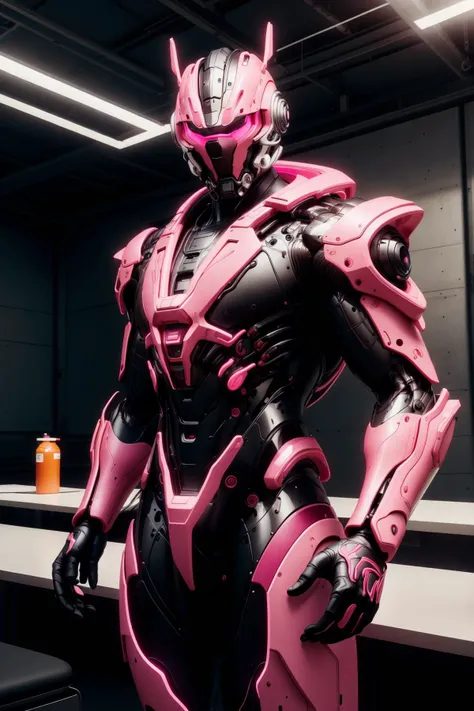 <lora:hadesarmorv6.4:0.9>
masterpiece, highly detailed photorealistic 8k raw photography, best cinematic quality, volumetric lighting, volumetric shadows
a man in reflective Neon Pink zzmckzz, full body, Extreme long shot, Leaning with hands on an invisible counter
classroom background