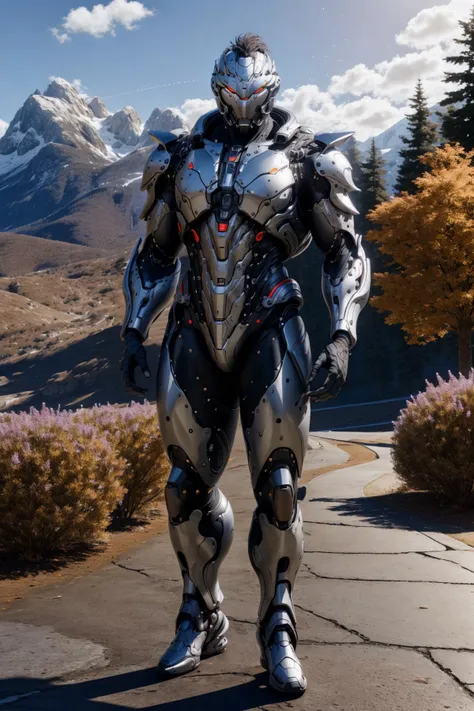 <lora:hadesarmorv6.4:1>
masterpiece, highly detailed photorealistic 8k raw photography, best cinematic quality, volumetric lighting, volumetric shadows
a man in reflective Heather Gray zzmckzz, full body, HDRI, Standing with hands on cheeks, surprised expression
fall background