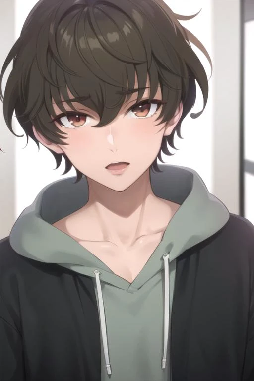 (best quality:1.1), (masterpiece:1.4), wallpaper, 1boy, solo, male focus, , , , anime coloring, , <lora:shuugo_sekiya:0.82>, shuugo_sekiya, brown hair, brown eyes, bangs, hair between eyes, short hair, , , Blu-ray