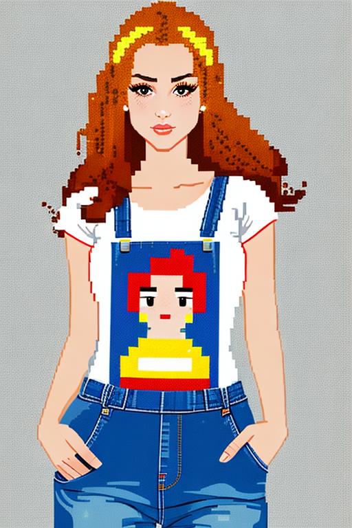 Pixel Art - trained with no data (animated gifs) v1.0