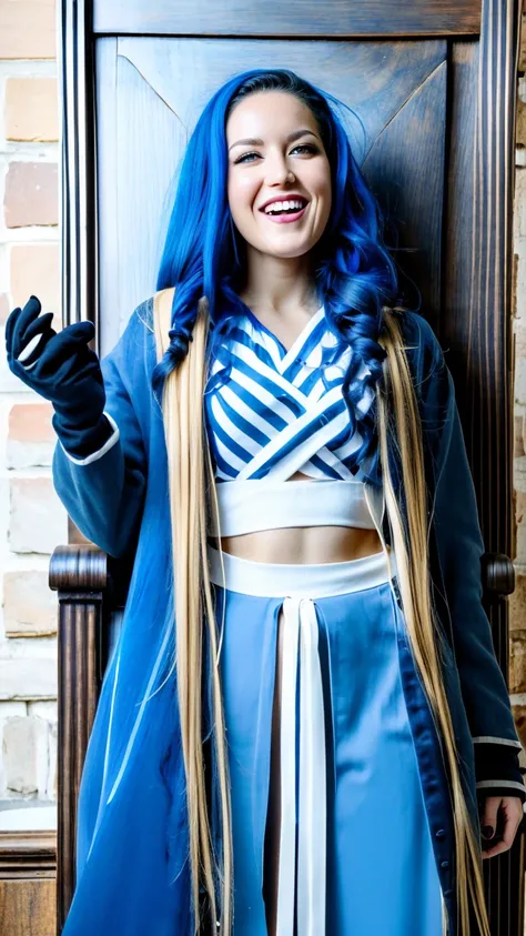 (AlissaWhiteGluzQuiron woman), 1girl, (long blue hair:1.2),
Highly detailed RAW color Photo, woman sitting on throne, crop top, jeans, high heels, laughing, (wide hips), (detailed skin), (detailed lips), (detailed eyes), (throne_room:1.4), (detailed face), brunette, (curvy), (laughing:1.2), detailed eyes, chromatic aberration, depth of field, soft lighting, masterpiece, best quality, intricate, (bloom:0.7), (from below:1.3), low angle, particle effects, raytracing, tone mapped, highly detailed, concept art, smooth, sharp focus, dramatic lighting, highly detailed artwork, cinematic, hyper realistic painting, trending on Artstation, 8K, incredible shadows, realistic, (highly detailed background:1.2), art by midjourney,
<lyco:quiron_AlissaWhiteGluz_Lycoris_v5:1.0>