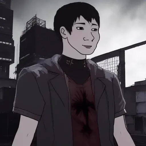 <lora:Doomers:0.8> a cyberpunk boy